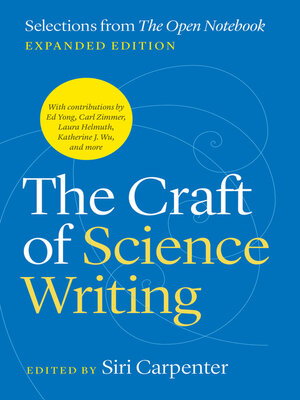 cover image of The Craft of Science Writing